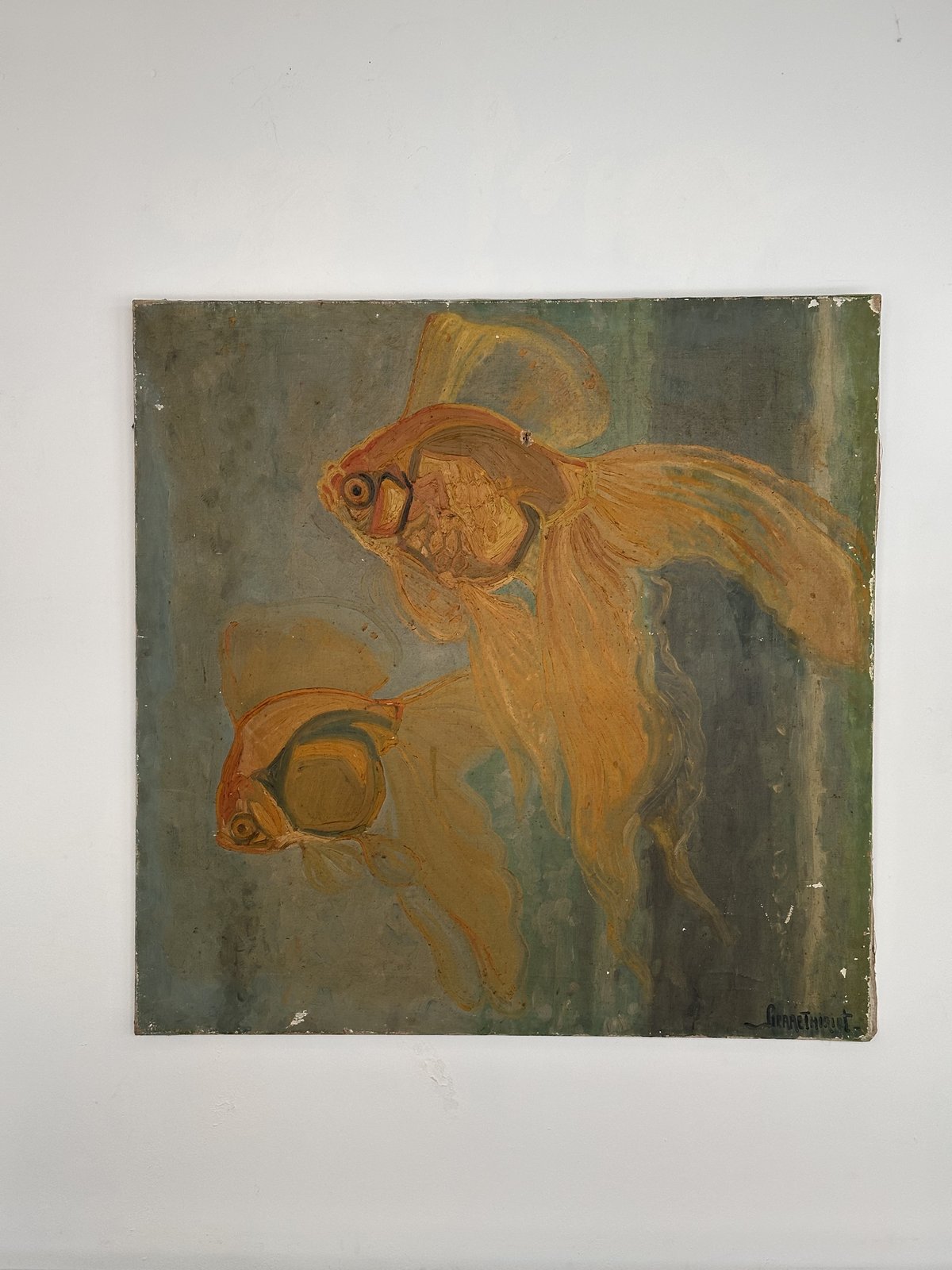 French school — Two goldfish · 1940