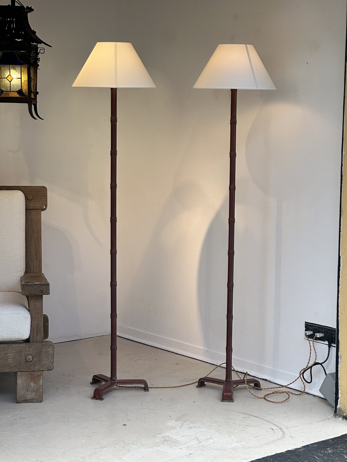 Paire de lampadaires