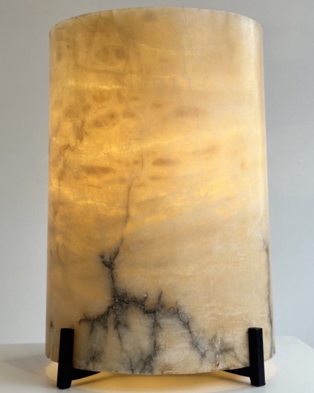 In the manner of marc duplantier — Alabaster lamp · 1960 · France