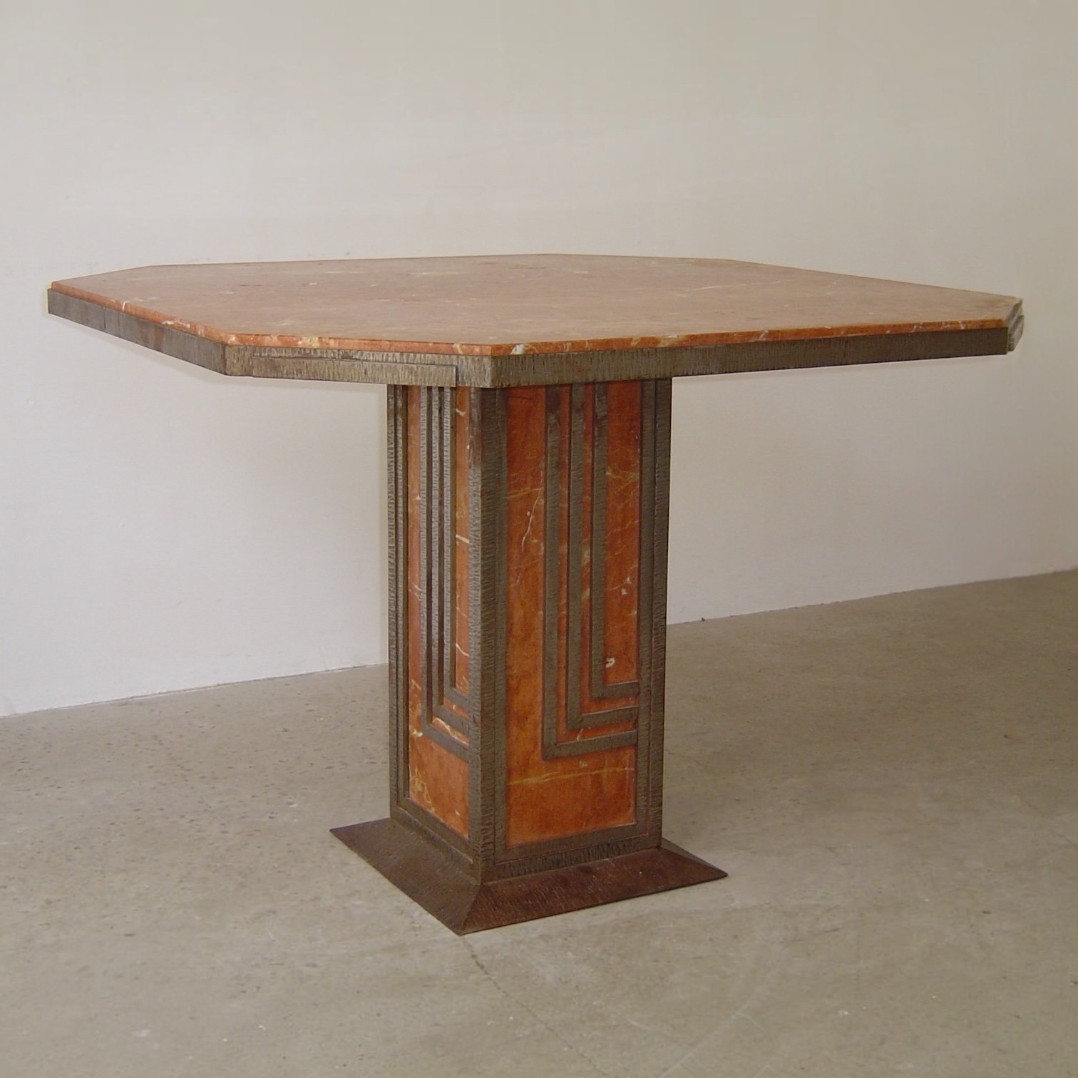 Attributed to Edgar brand — Art deco table · 1930