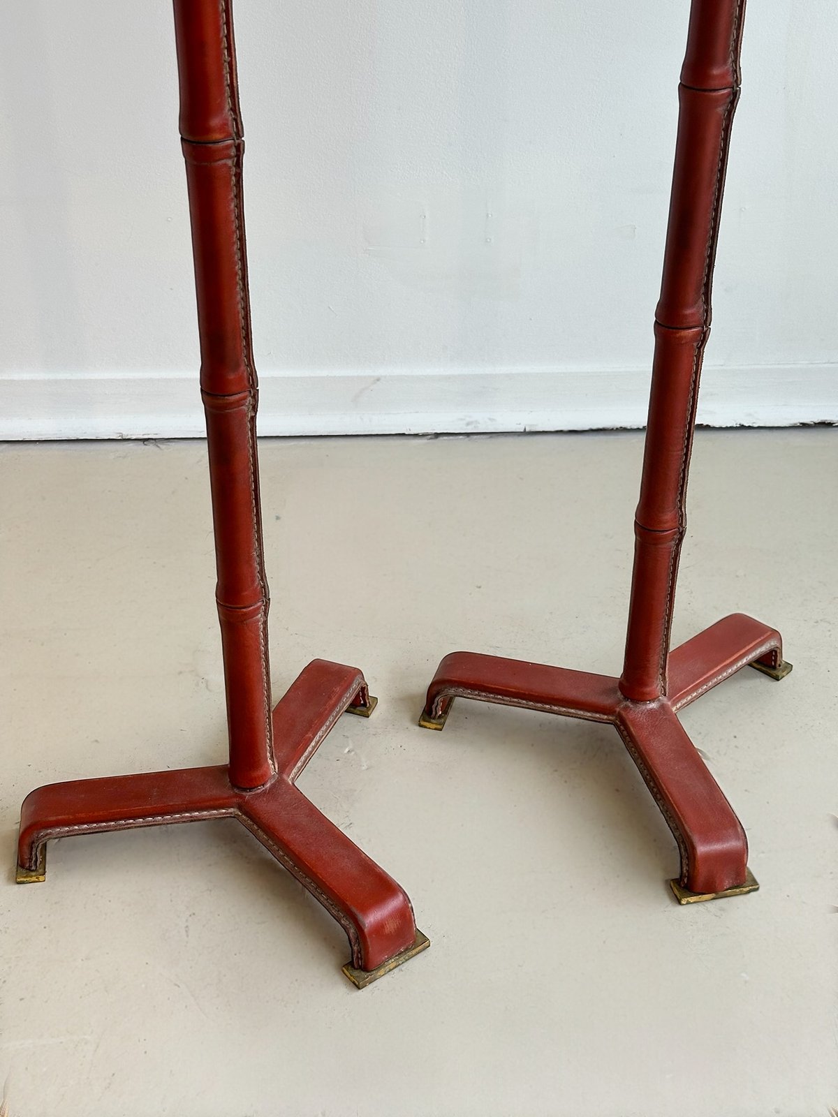 Jacques adnet — Pair of lampstands · 1940 · France