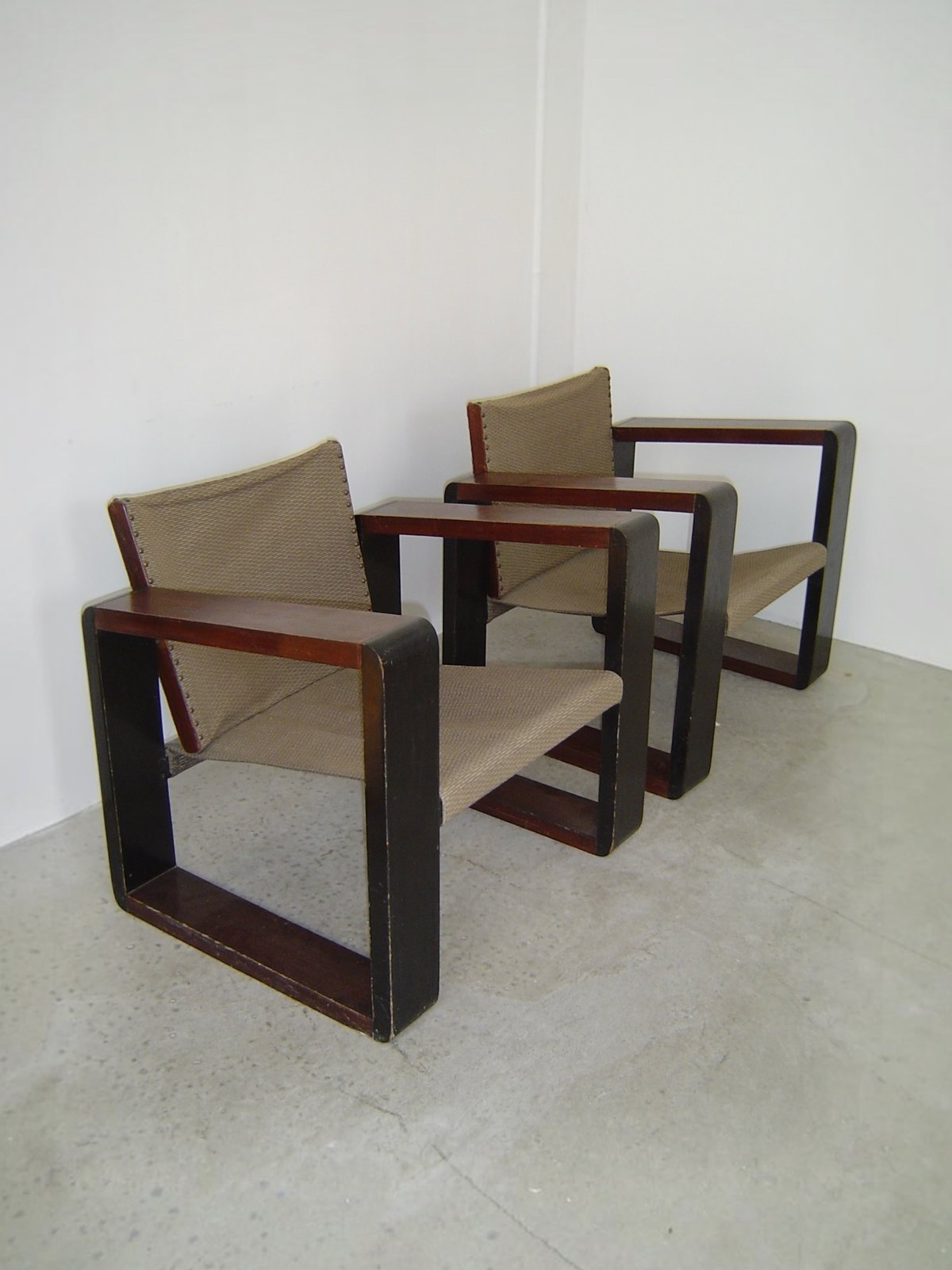 Paire de fauteuils modernistes · 1940