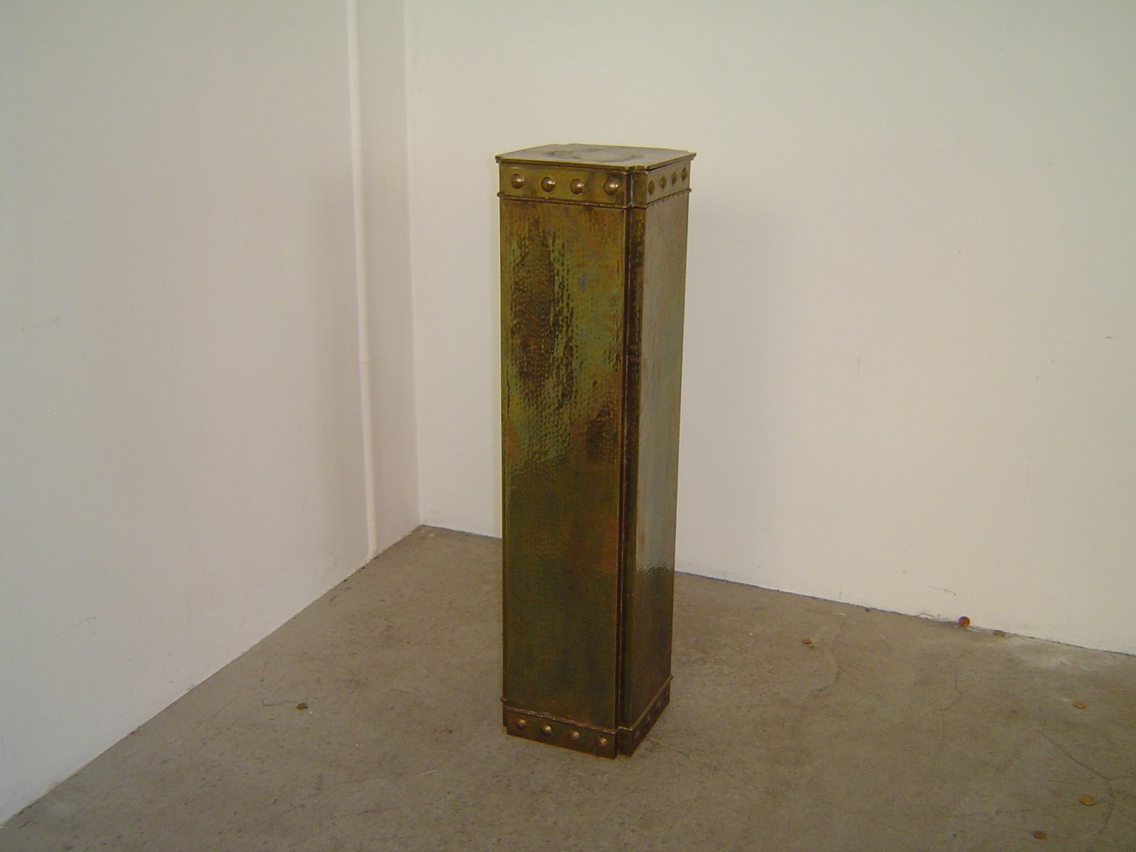 Colonne En laiton style arts and craft · 1980